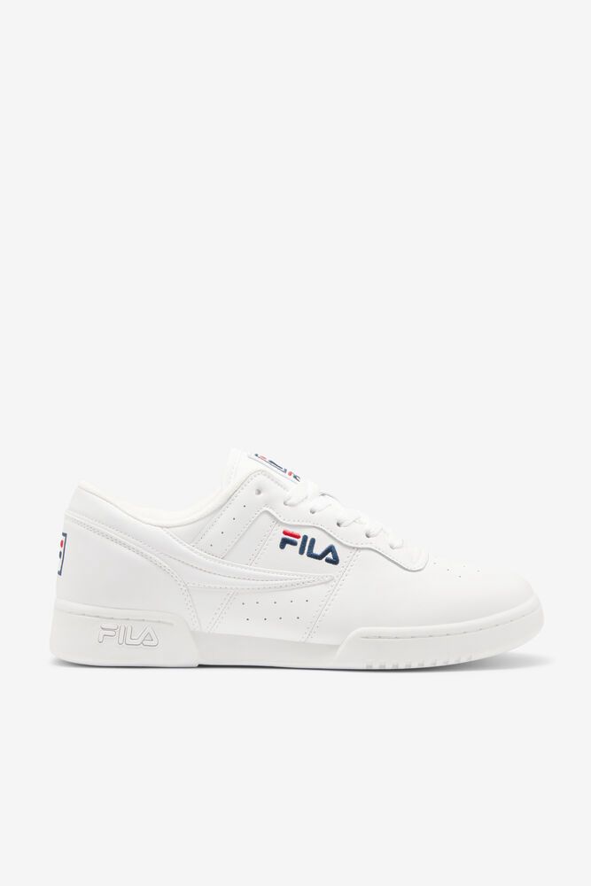 Fila Original Fitness Trainers White - Mens - 81952FCKL